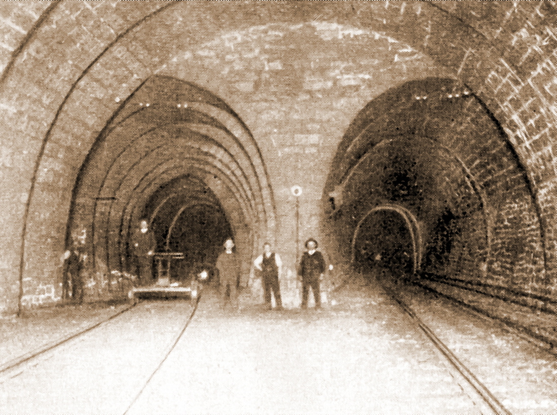 Orient Express Train passes through the Gothard Tunnel, Switzerland 