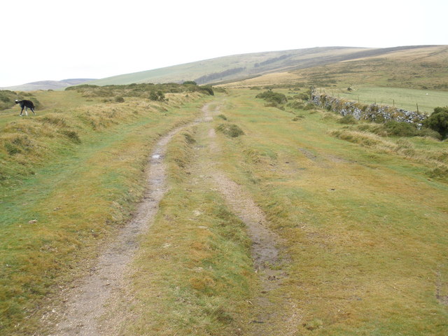 The track to Hamel Down - geograph.org.uk - 1046471
