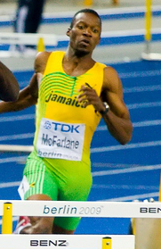 400 m hurdles Kerron Clement Berlin 2009 2