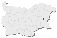 Bulgaristan haritasında Aydos