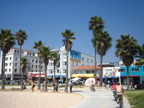 File:Beach bikepath in the Venice Beach park, California.jpg