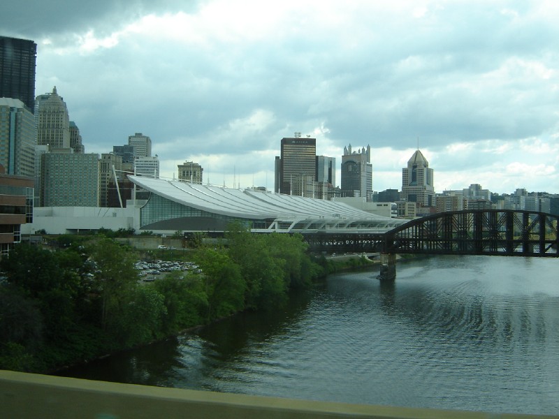 File:David L. Lawrence Convention Center, Pittsburgh, from a bridge 2006.jpg