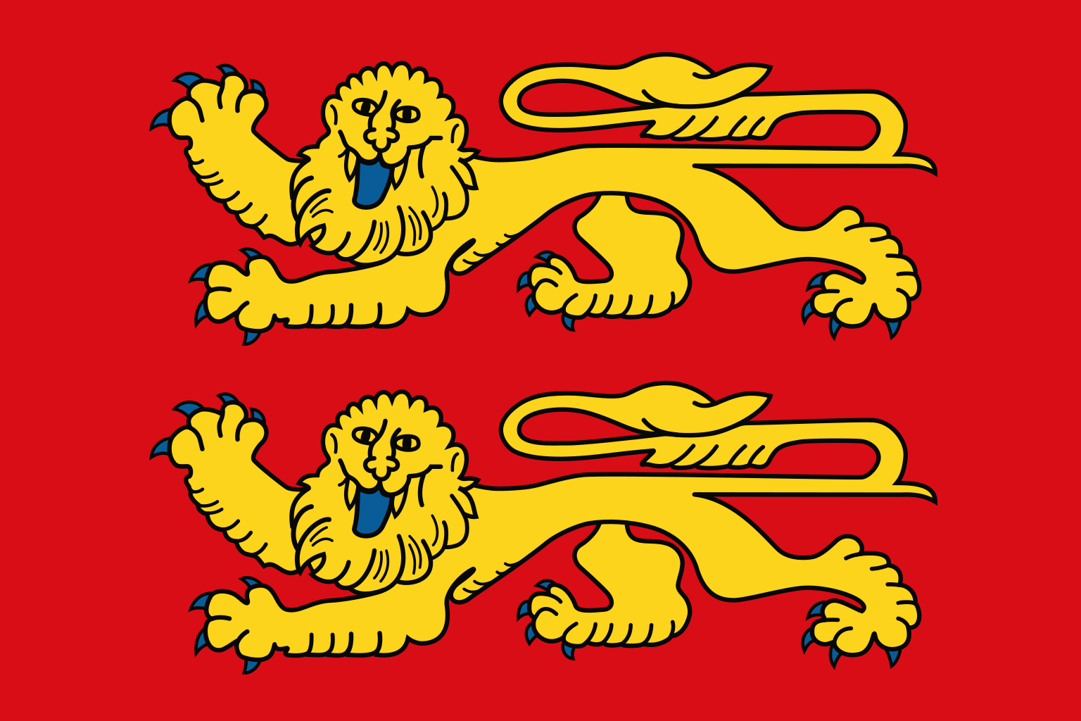 Fichier:Drapeau de la Normandie.png — Wikipédia