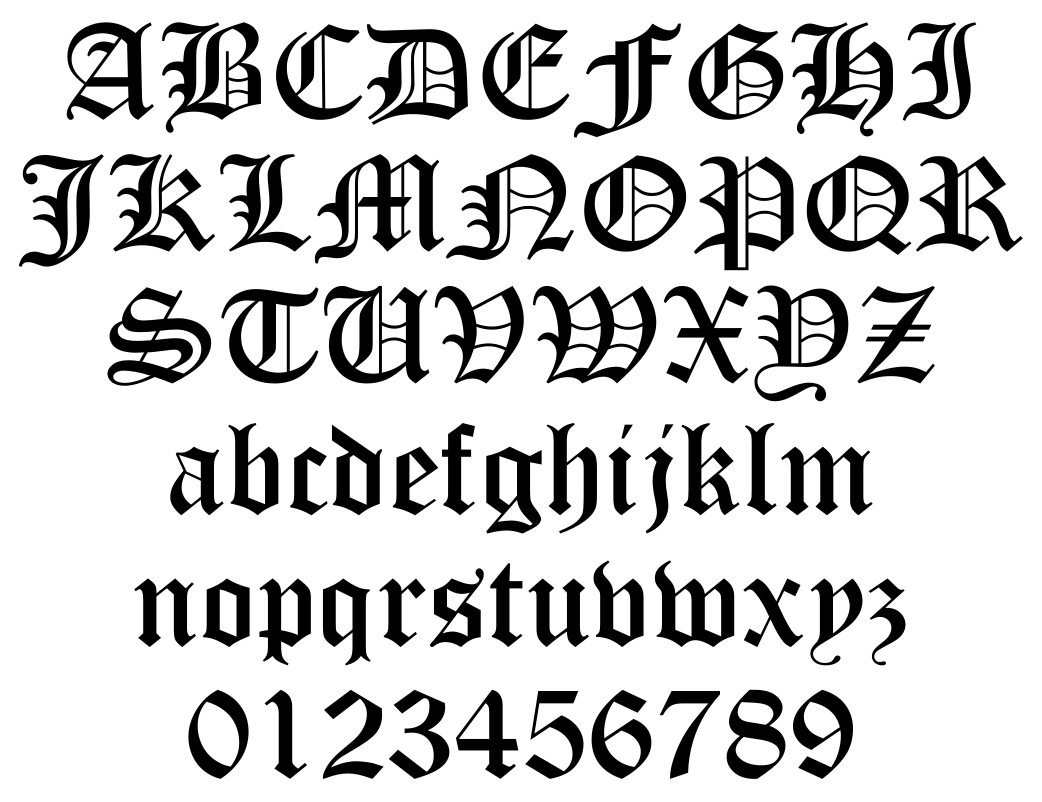 File:Inkscape Fonts - Old English Text MT.png - Wikimedia Commons