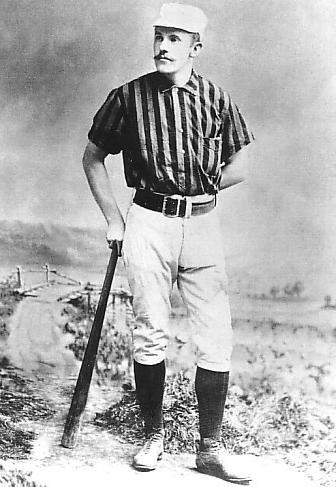 John M. Ward, New York Giants, baseball card portrait]