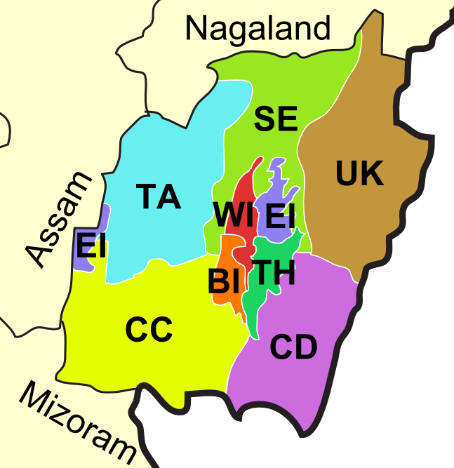 List of districts of Manipur