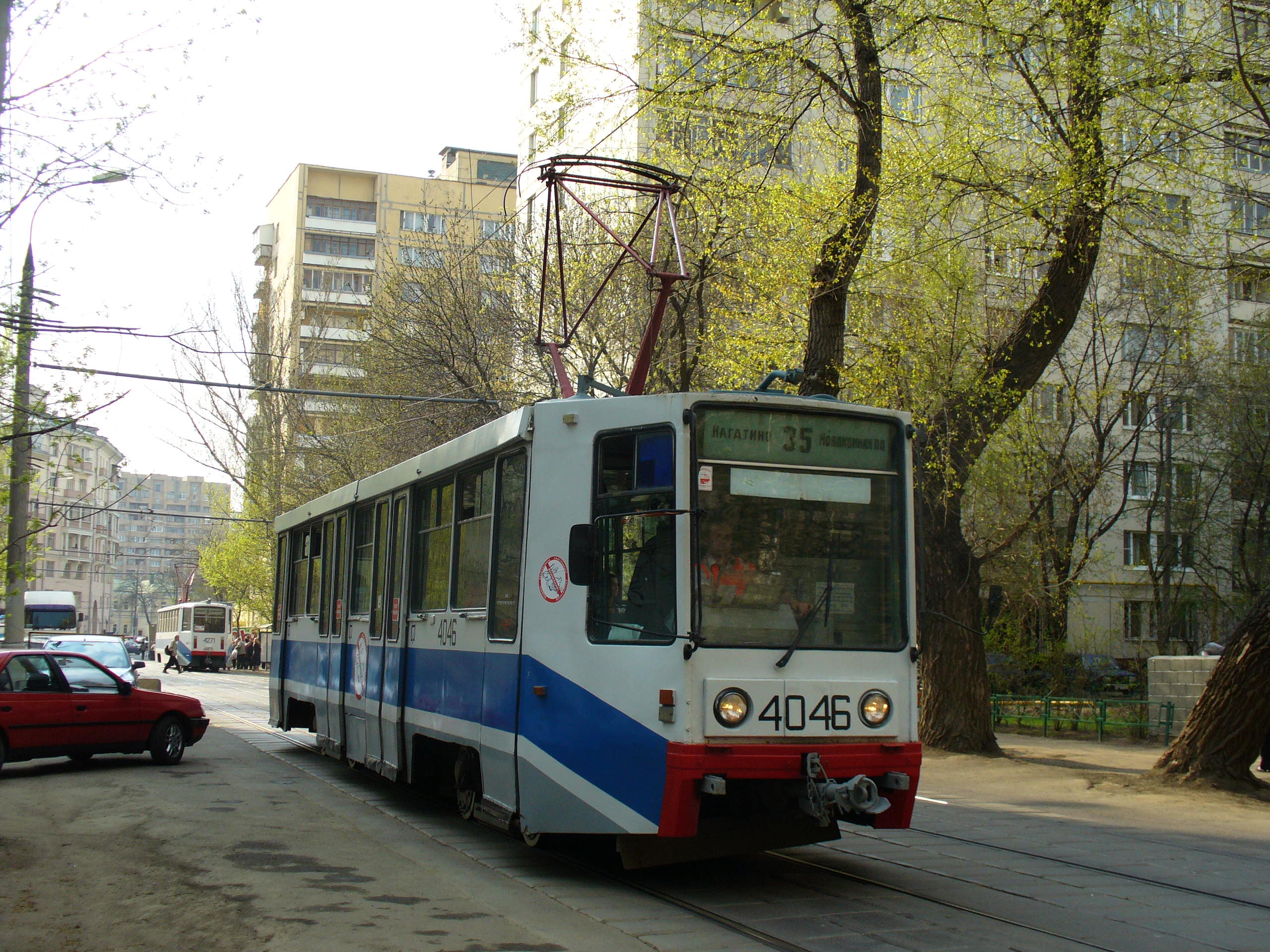 Москва 46. Трамвай Варяг 71-922.