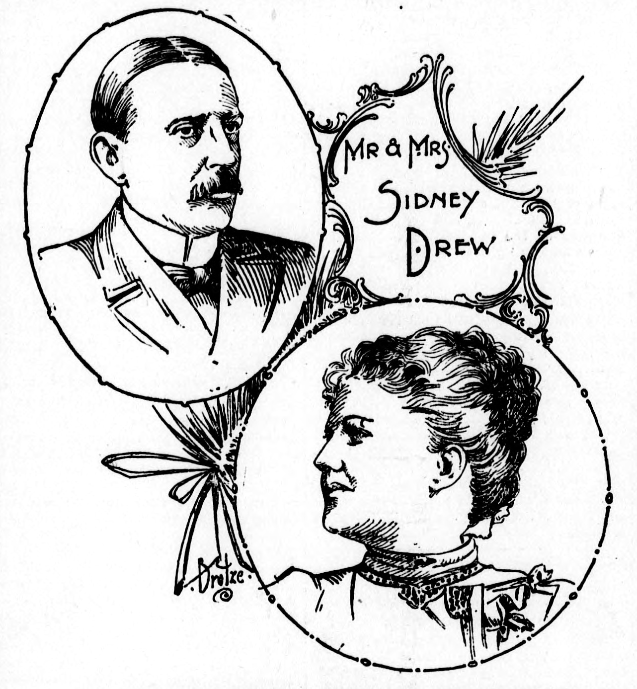 Mr. & Mrs. Sidney Drew (Gladys Rankin), 1898