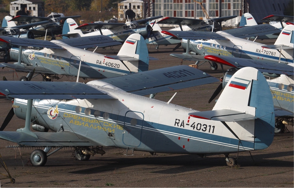 Orenburg_Airlines_Antonov_An-2_fleet.jpg