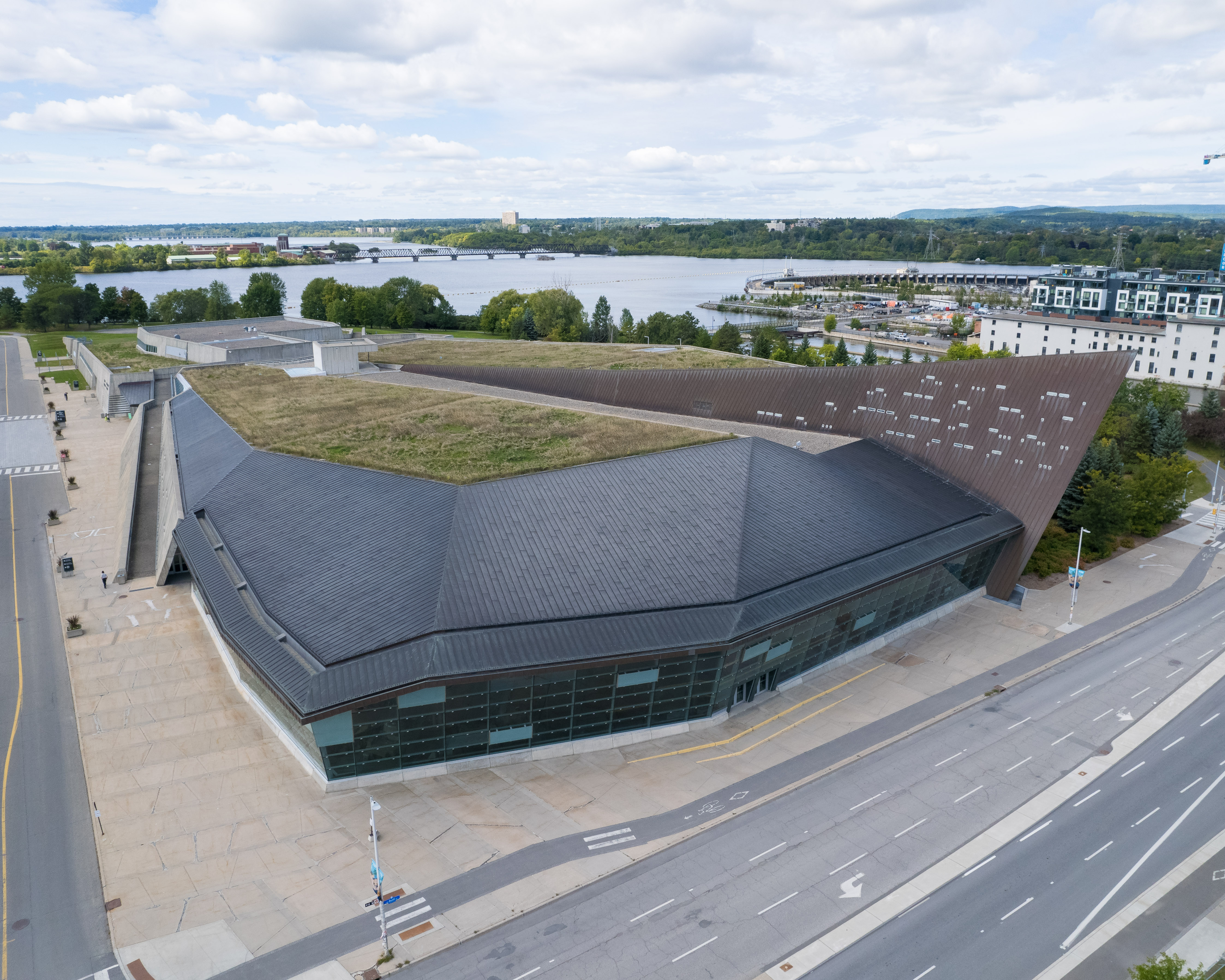 Exterior of the museum in 2022