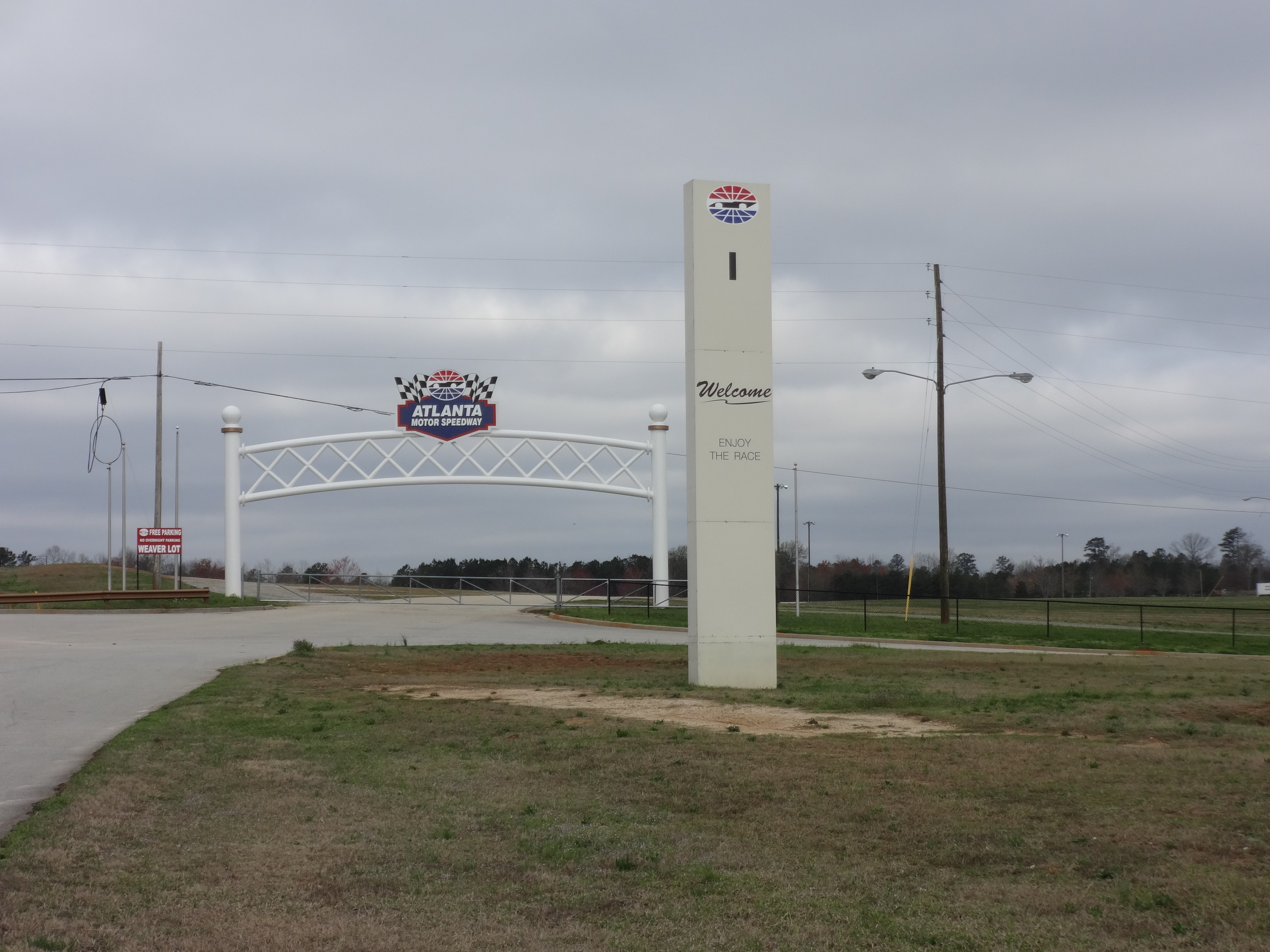 Atlanta Motor Speedway. Atlanta Motor Speedway logo.