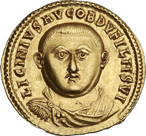 Gold aureus of the Emperor Licinius
