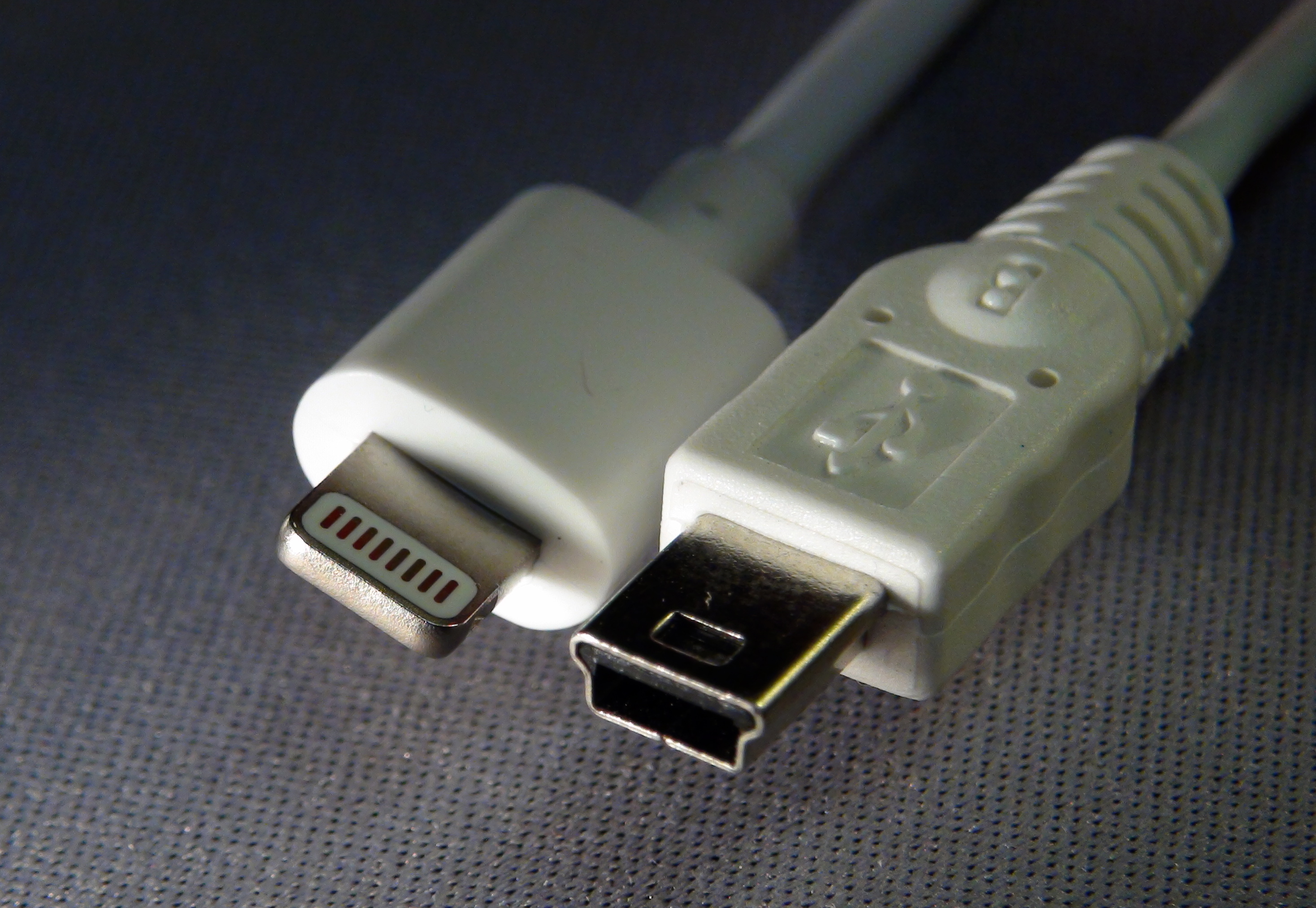 File:CO of Lightning and Mini-USB plugs.jpg - Wikimedia Commons