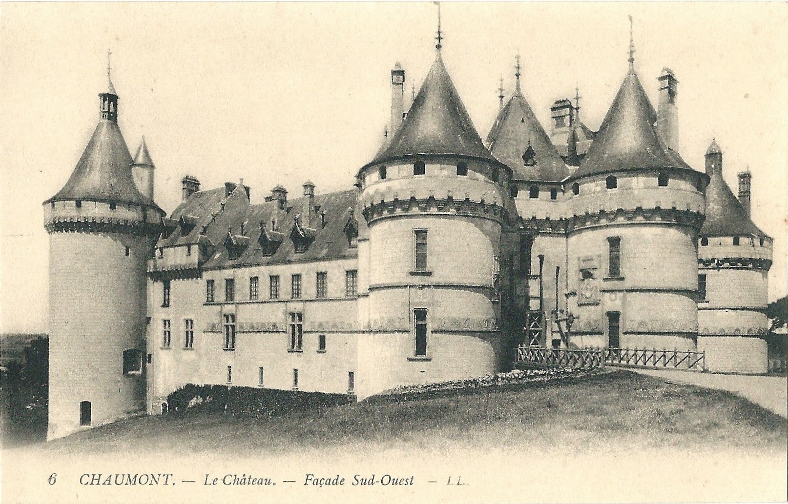 File Chateau De Chaumont Sur Loire Carte Postale A1 Jpg Wikimedia Commons