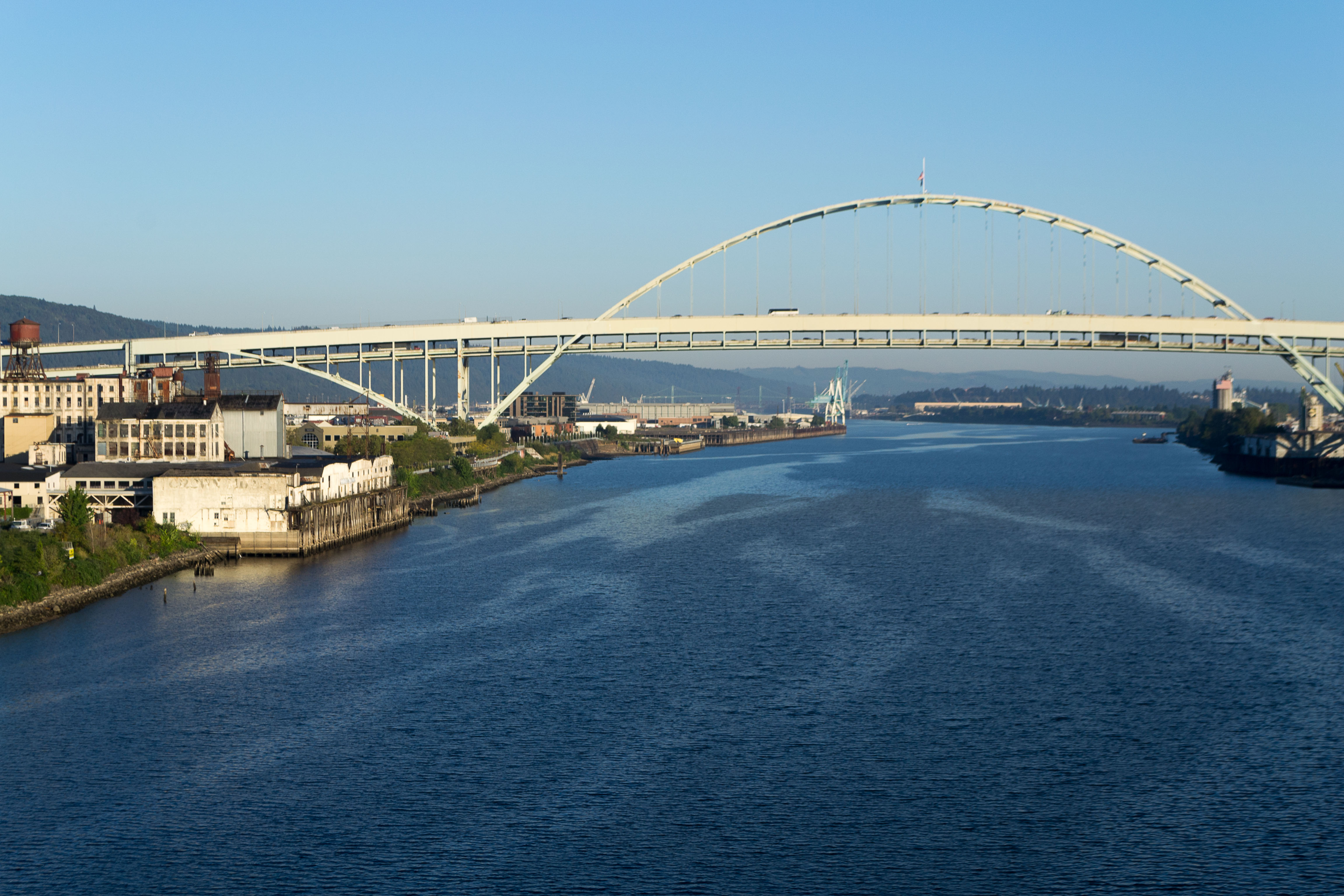 First bridge. Фримонт бридж. Портленд мосты.