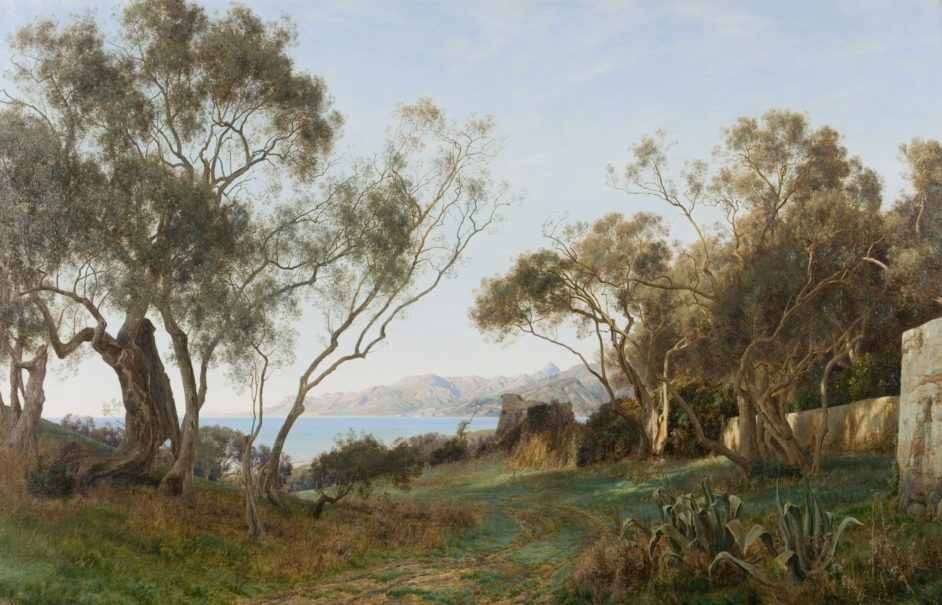 Janus la Cour, Ved Bordighera, Rivieraen. Vinter, 1900, RKMm0038, Ribe Kunstmuseum.jpg