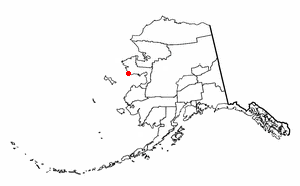 Location of Nome, Alaska