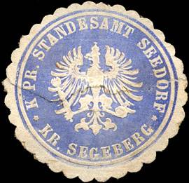 File:Siegelmarke Königlich Preussisches Standesamt Seedorf - Kreis Segeberg W0223313.jpg