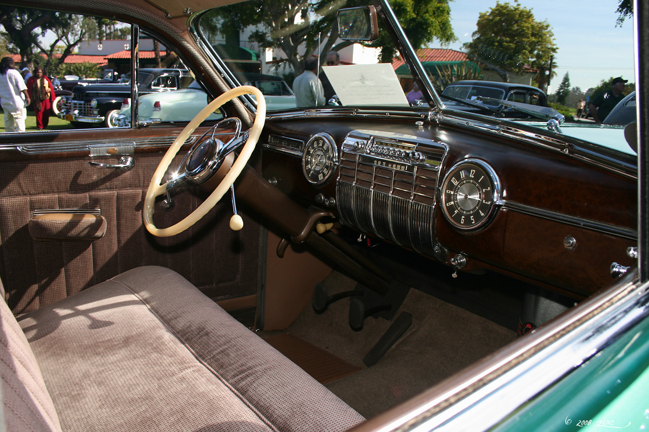 41 series. Cadillac 1941 салон.