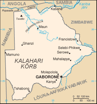 Risultati immagini per BOTSWANA CARTINA GEOGRAFICA?