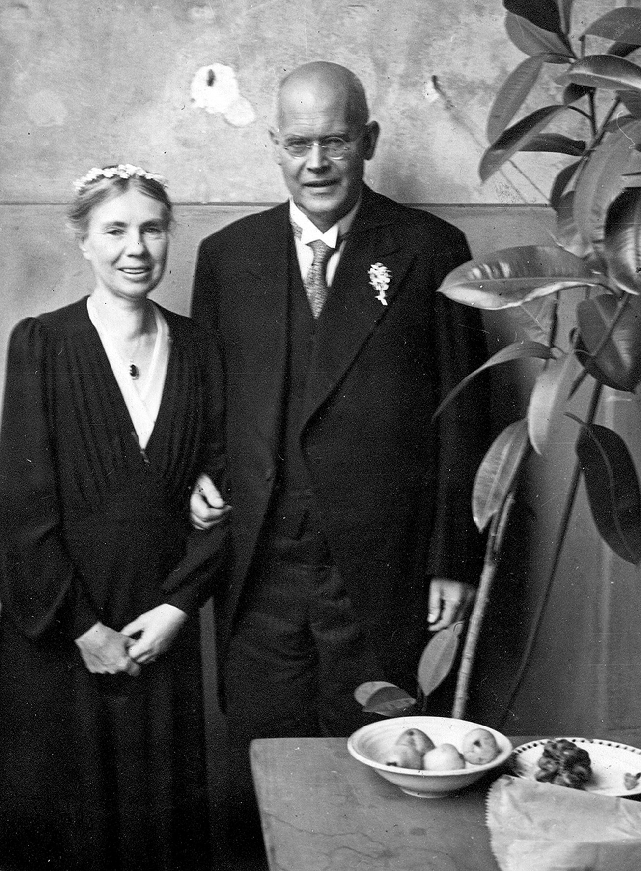Günther Dehn with his wife Luise