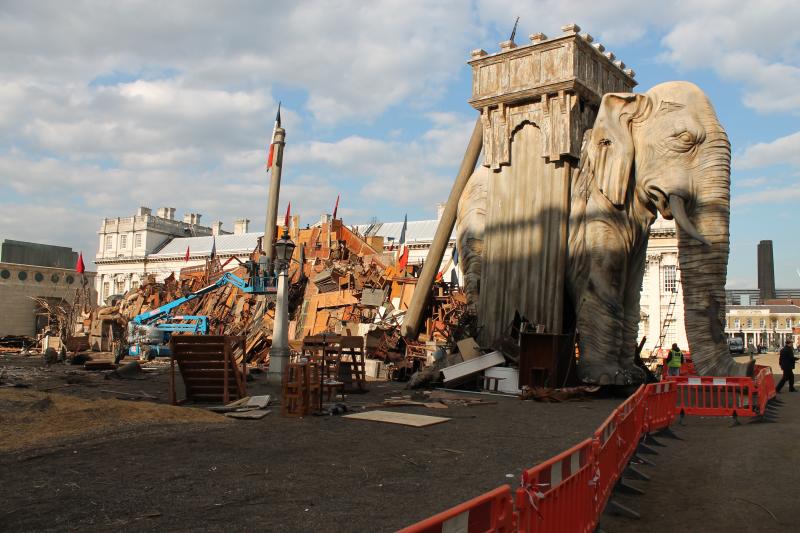 Elephant of the Bastille at Les Miserables film set.jpg