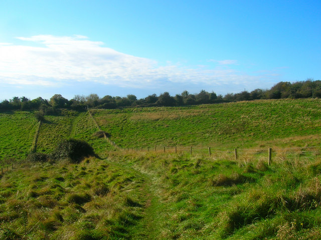 Footpath to Lancing Ring Nature Reserve - geograph.org.uk - 1012351