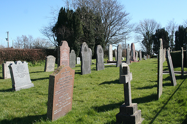 File:Highampton, chapel graveyard - geograph.org.uk - 372765.jpg