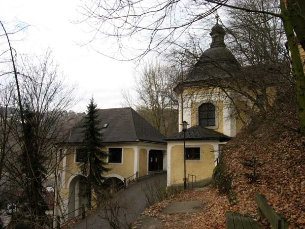 Kalvarienbergkirche St. Margarethen-Maria Thal Kapelle und Langhaus