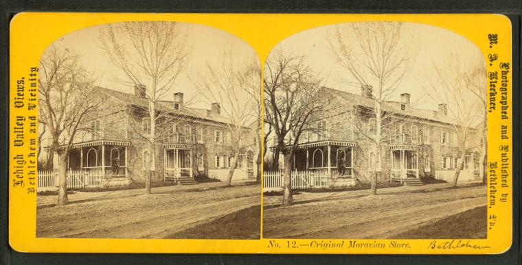 File:Original Moravian store. (Bethlehem, Pa.), by M. A. Kleckner.jpg