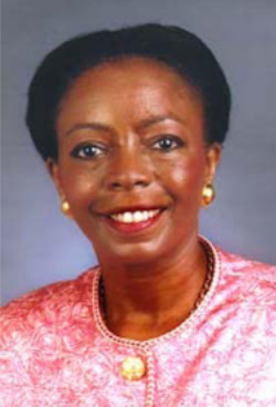 Shirley Elizabeth Barnes, mantan Duta besar Amerika Serikat untuk negara Afrika Madagaskar, 1998-2001.png