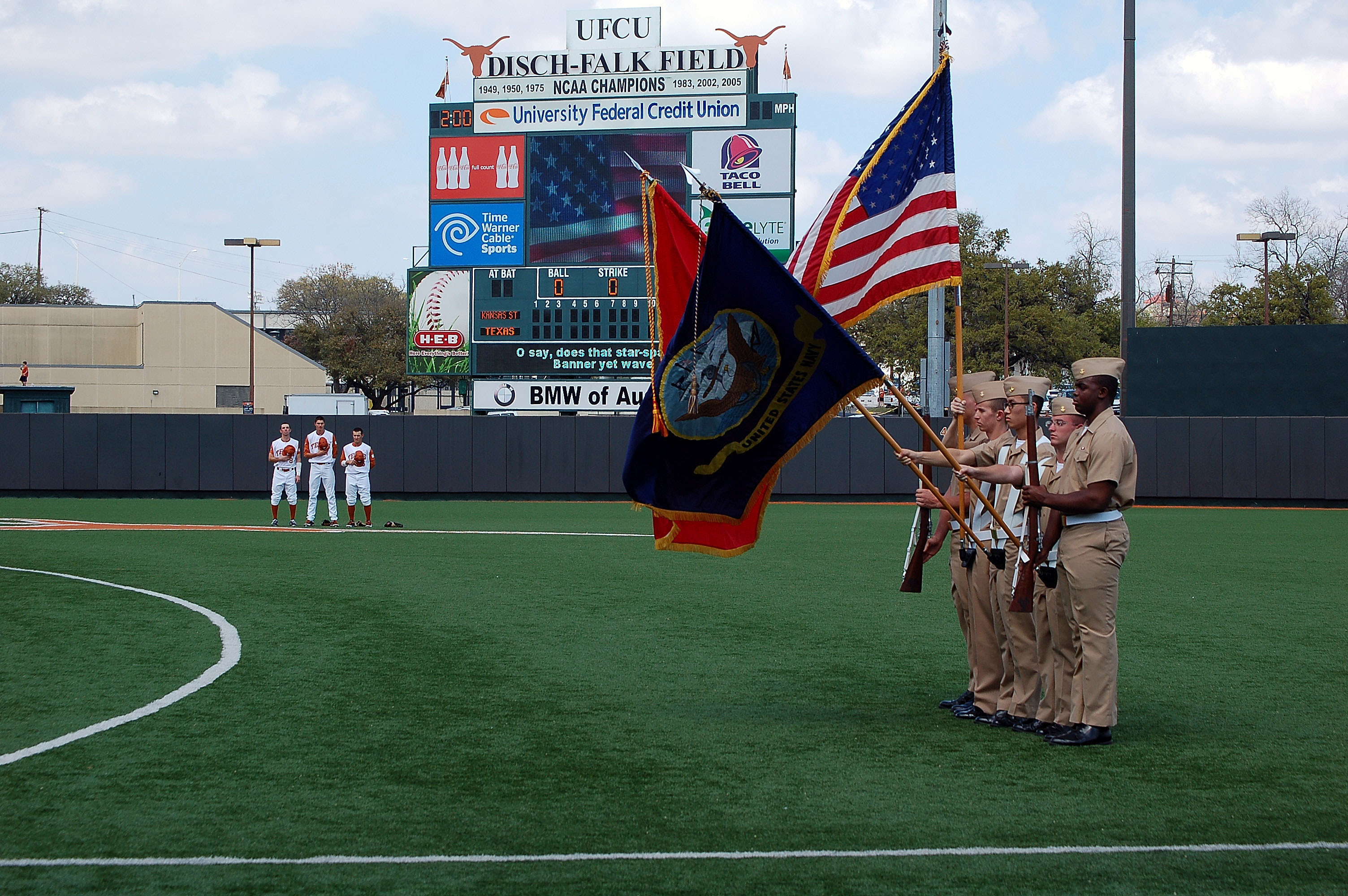 US Navy 110319-N-6778P-003 Navy ROTC Midshipmen from the University of Texa...