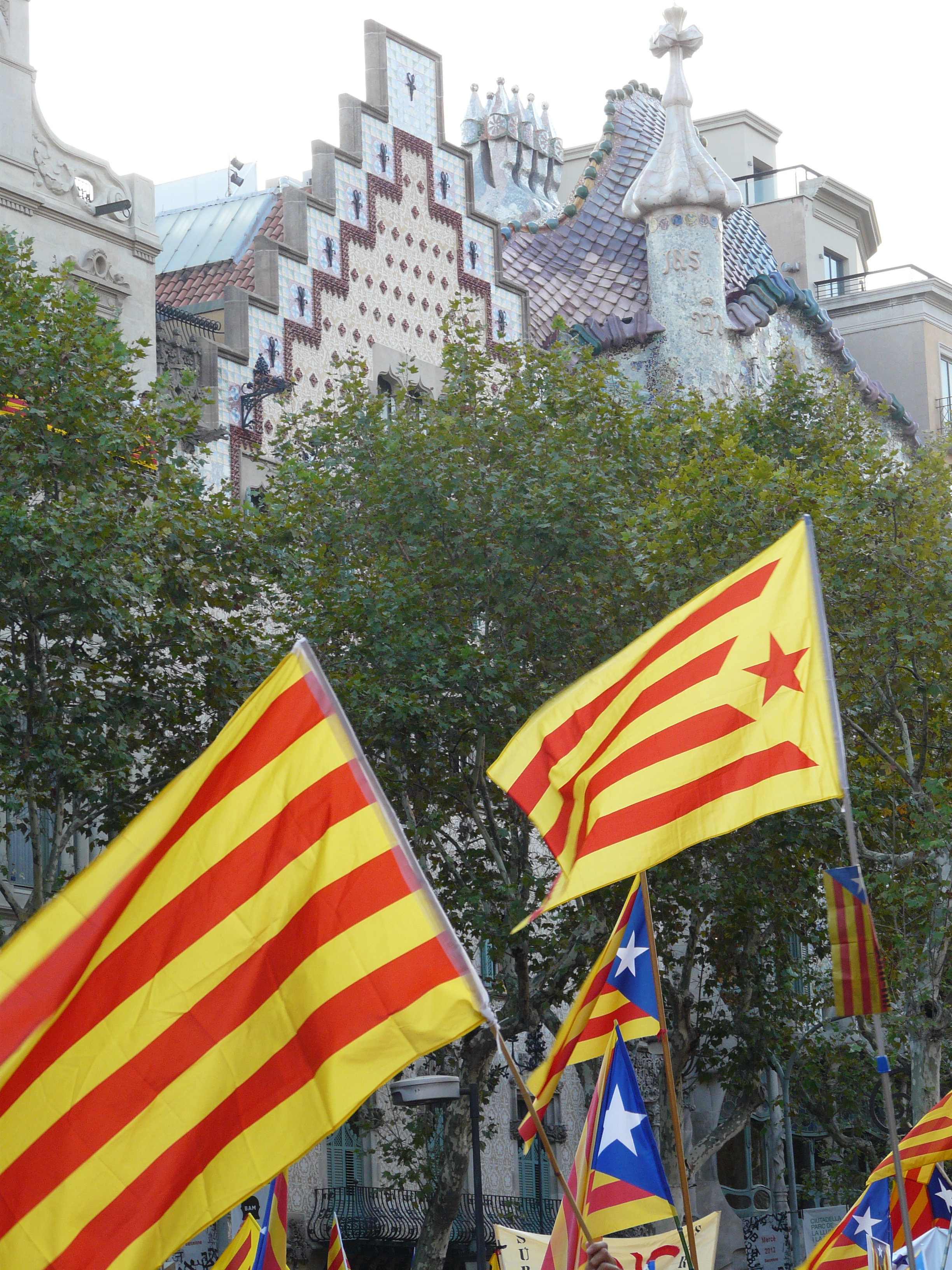 ESTELADA BLAVA FLAG 5' x 3' Spain Catalonia Catalan Barcelona Independence 