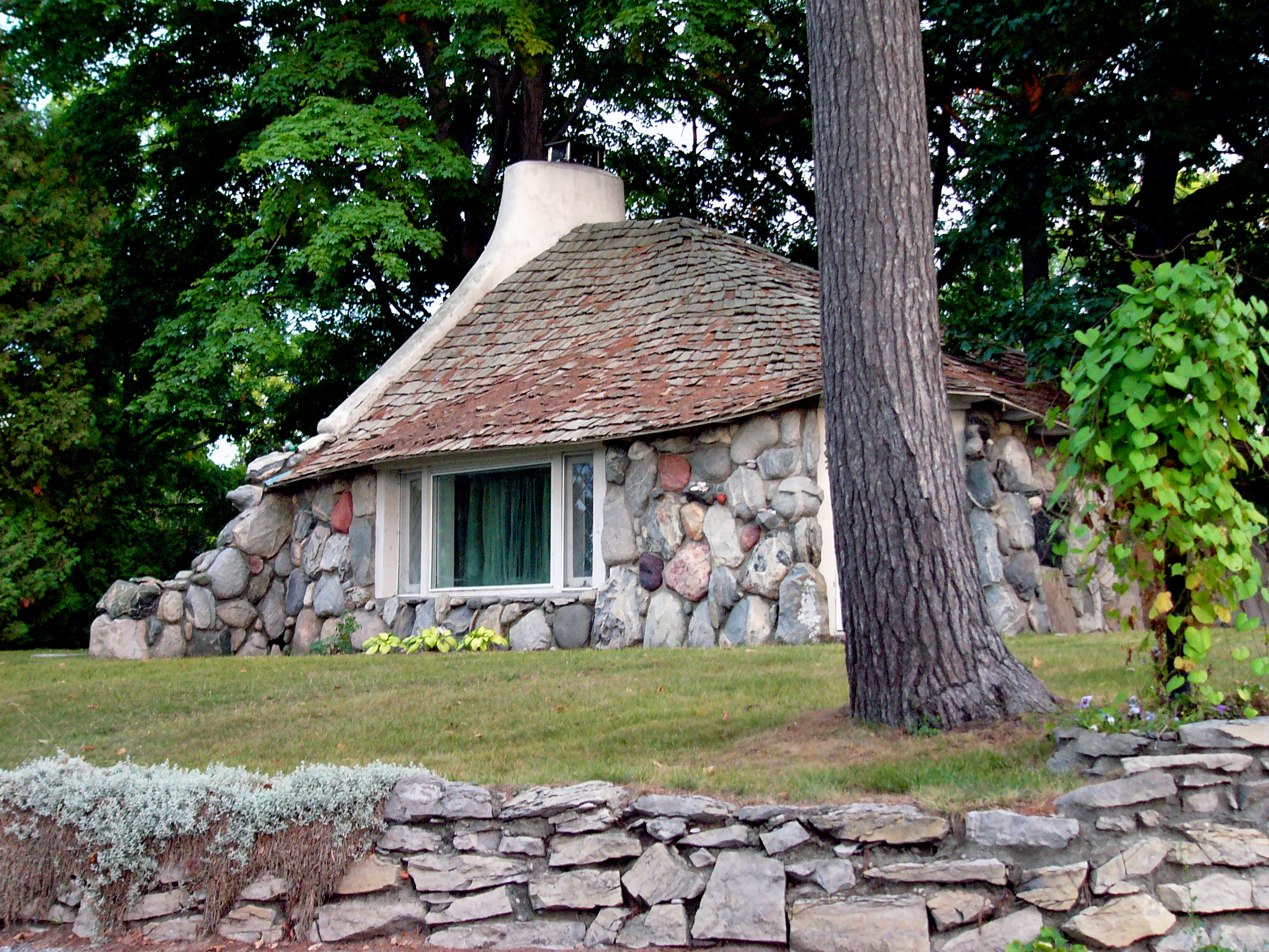 Fairy Tale Houses in a Fungi Forest