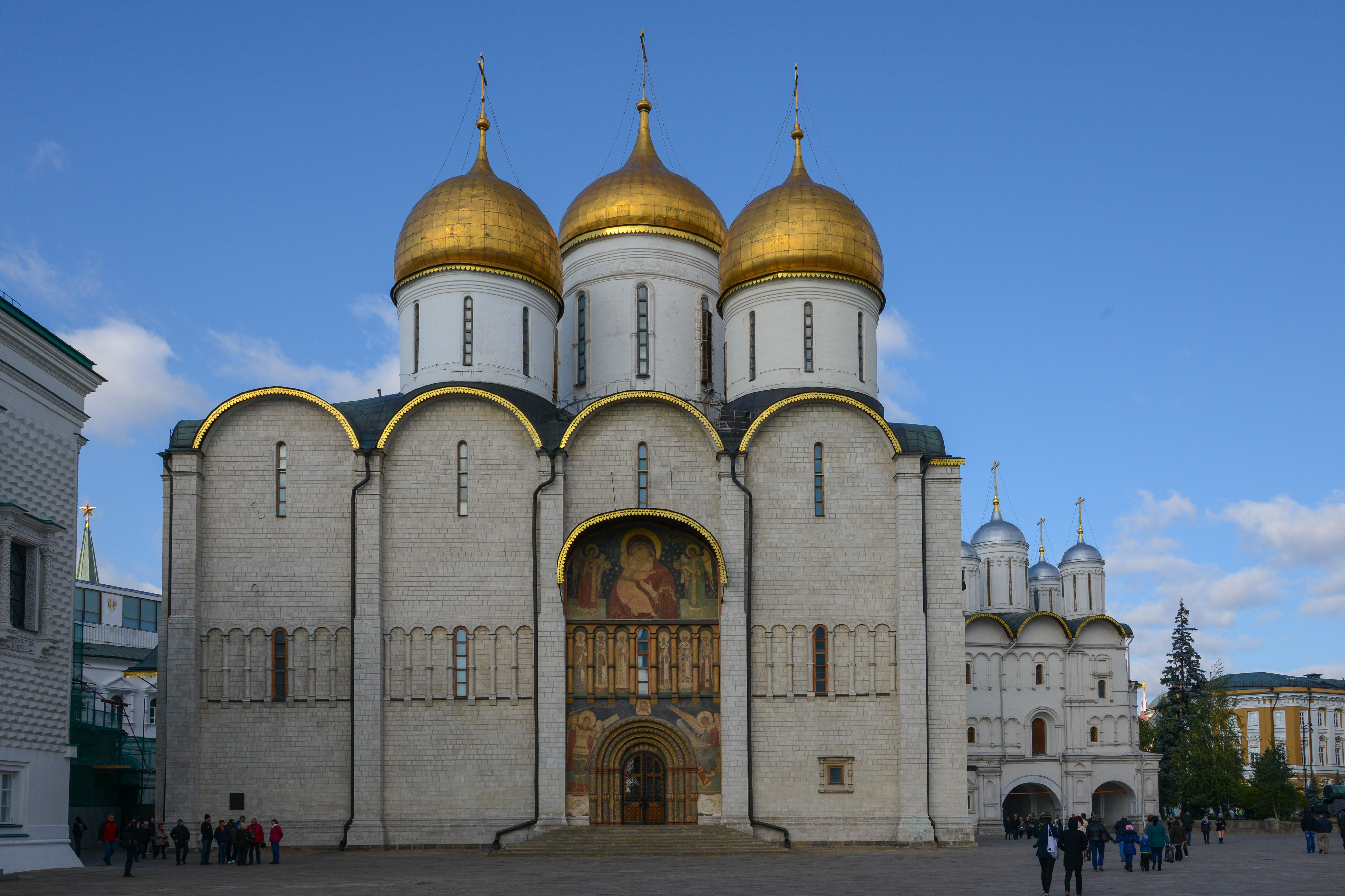 Кремлевского успенского собора. Успенского собора Московского Кремля.