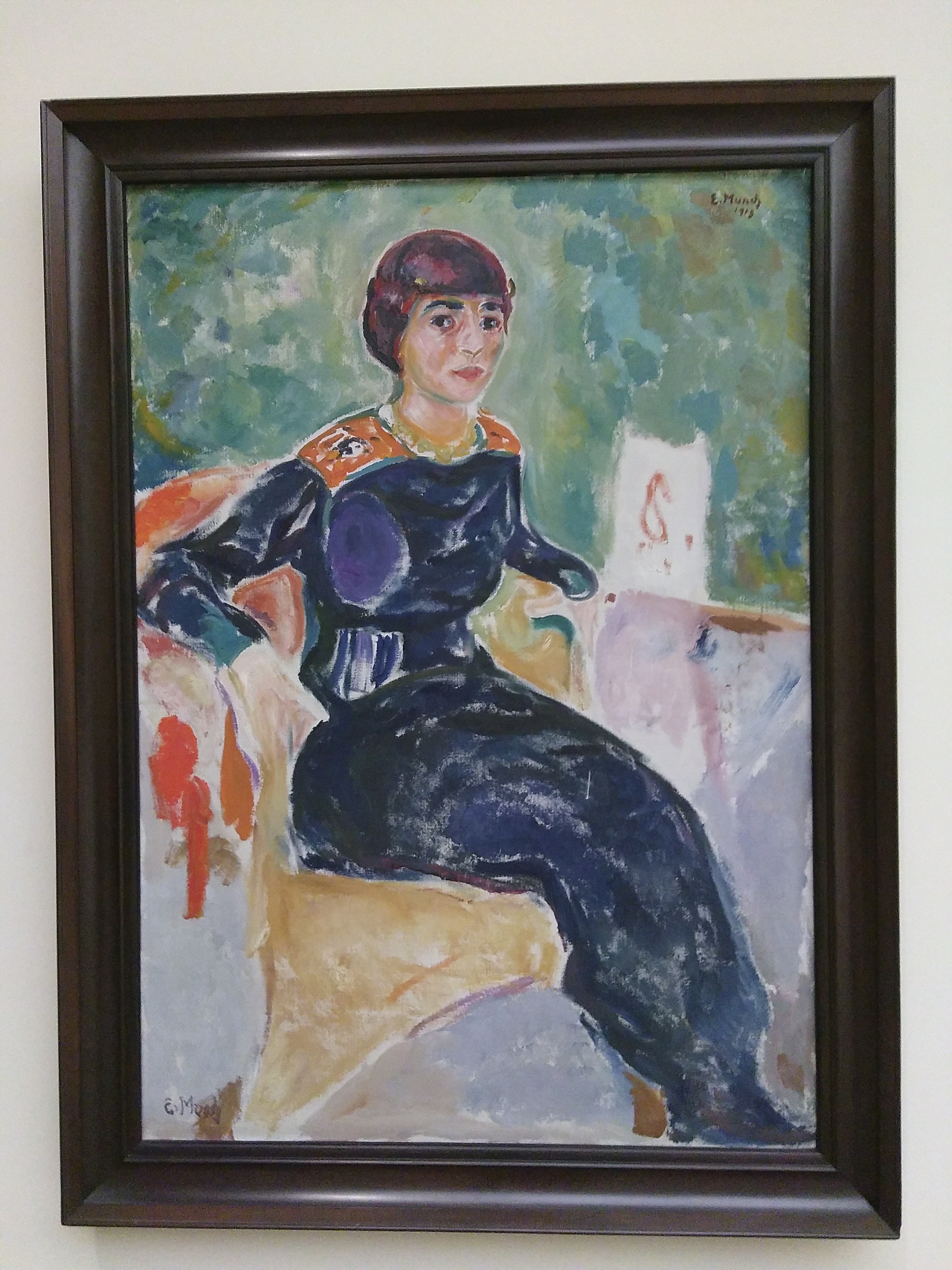 Portrait of Else Glaser (wife of Curt Glaser) by Edvard Munch