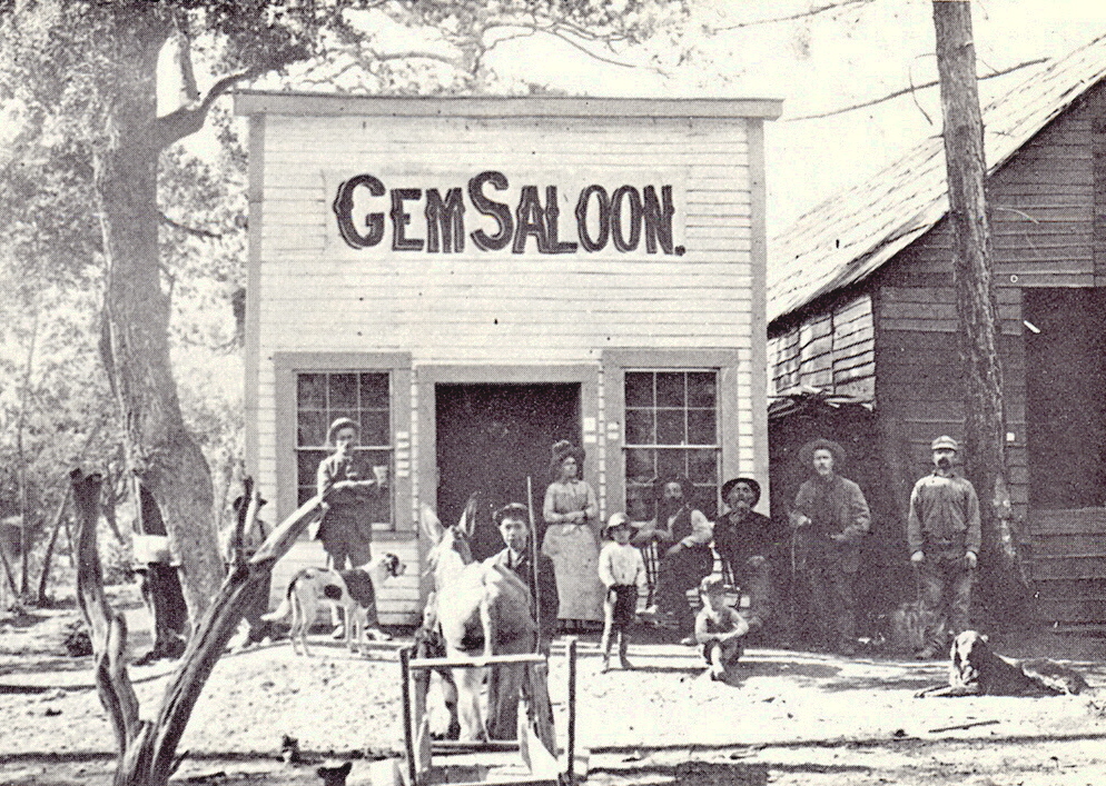 Gem Saloon, Manchester, California 1880