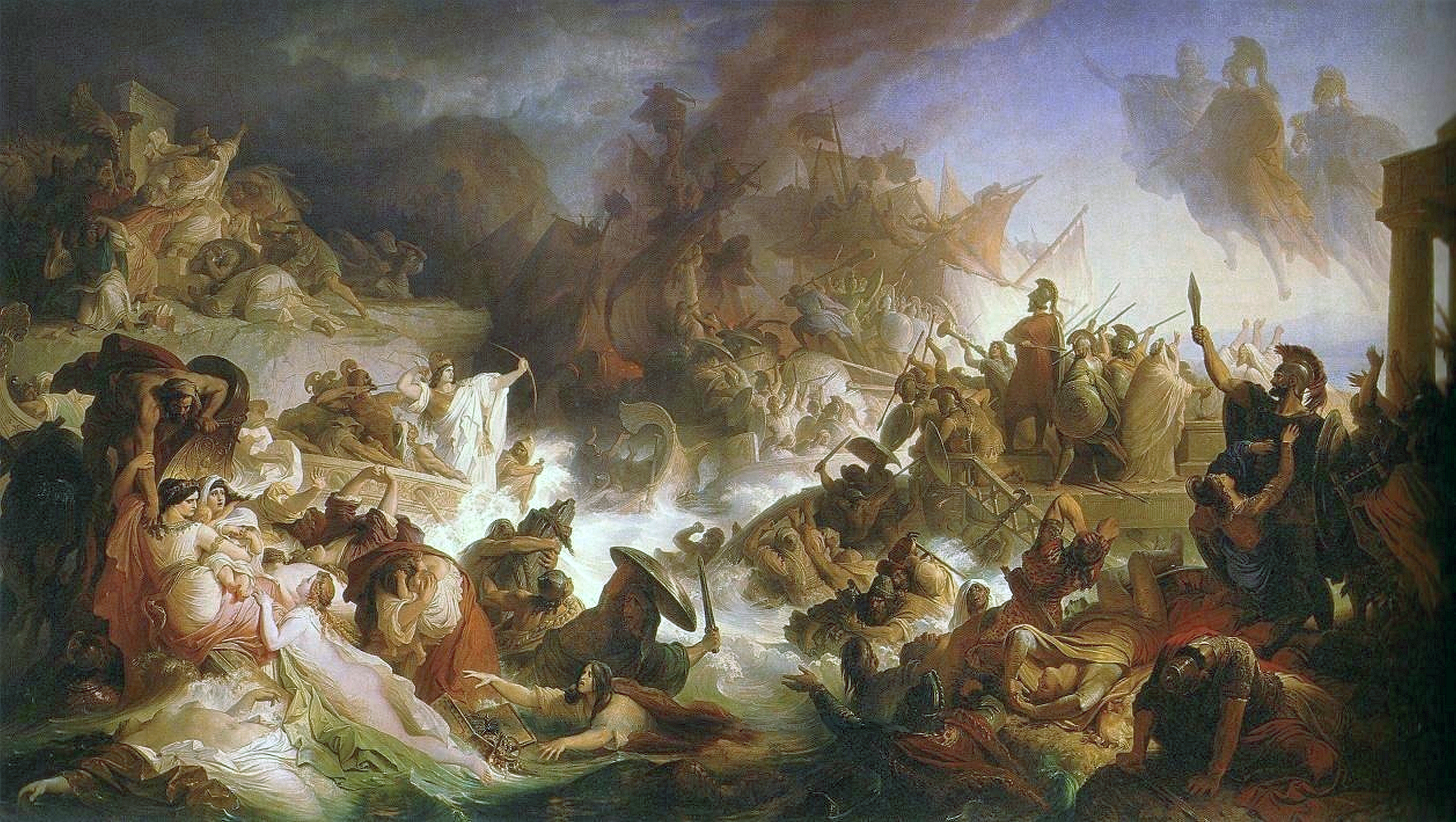 The battle of Salamis