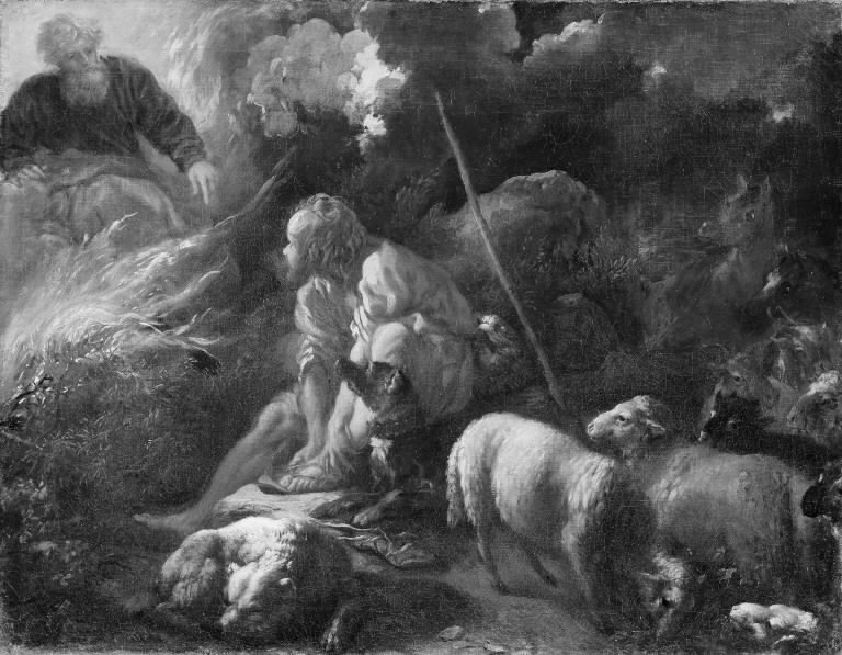 Lieven Mehus - Moses and the Burning Bush - KMSst602 - Statens Museum for Kunst