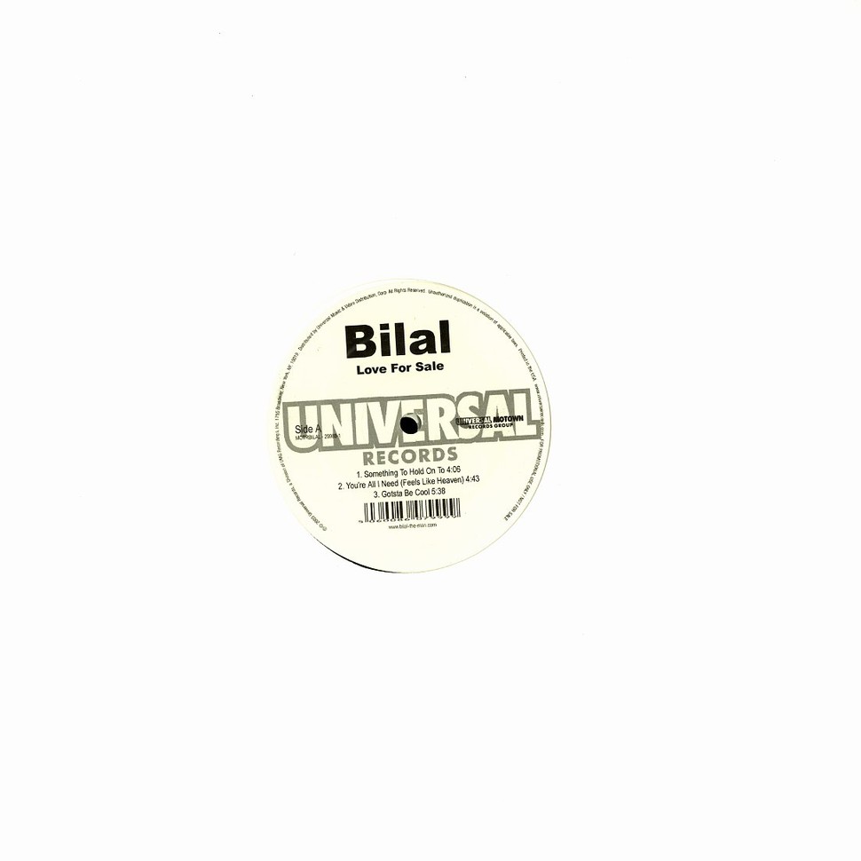 Love For Sale Bilal Album Wikipedia