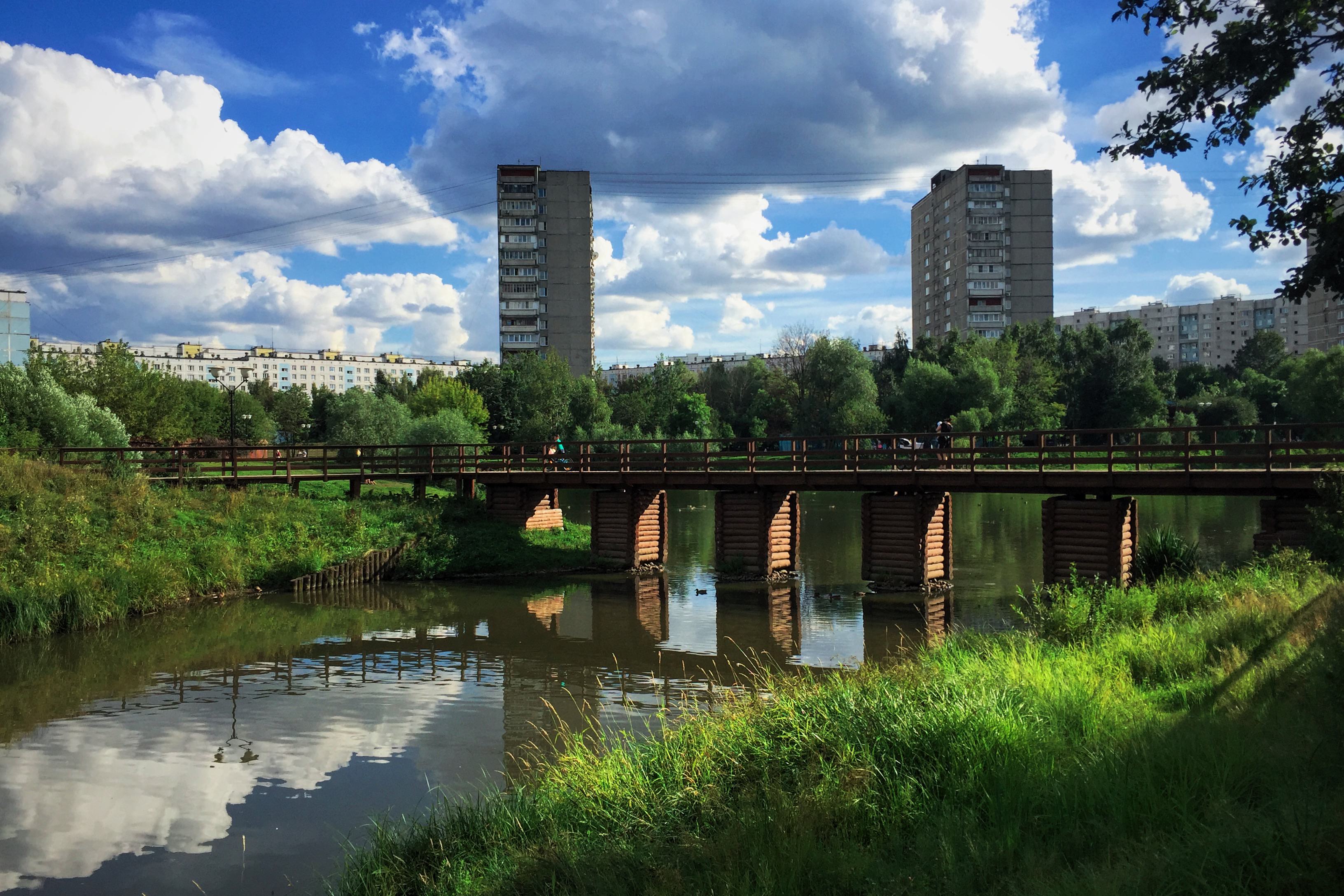 Р=река Чермянка в Москве Останкинский