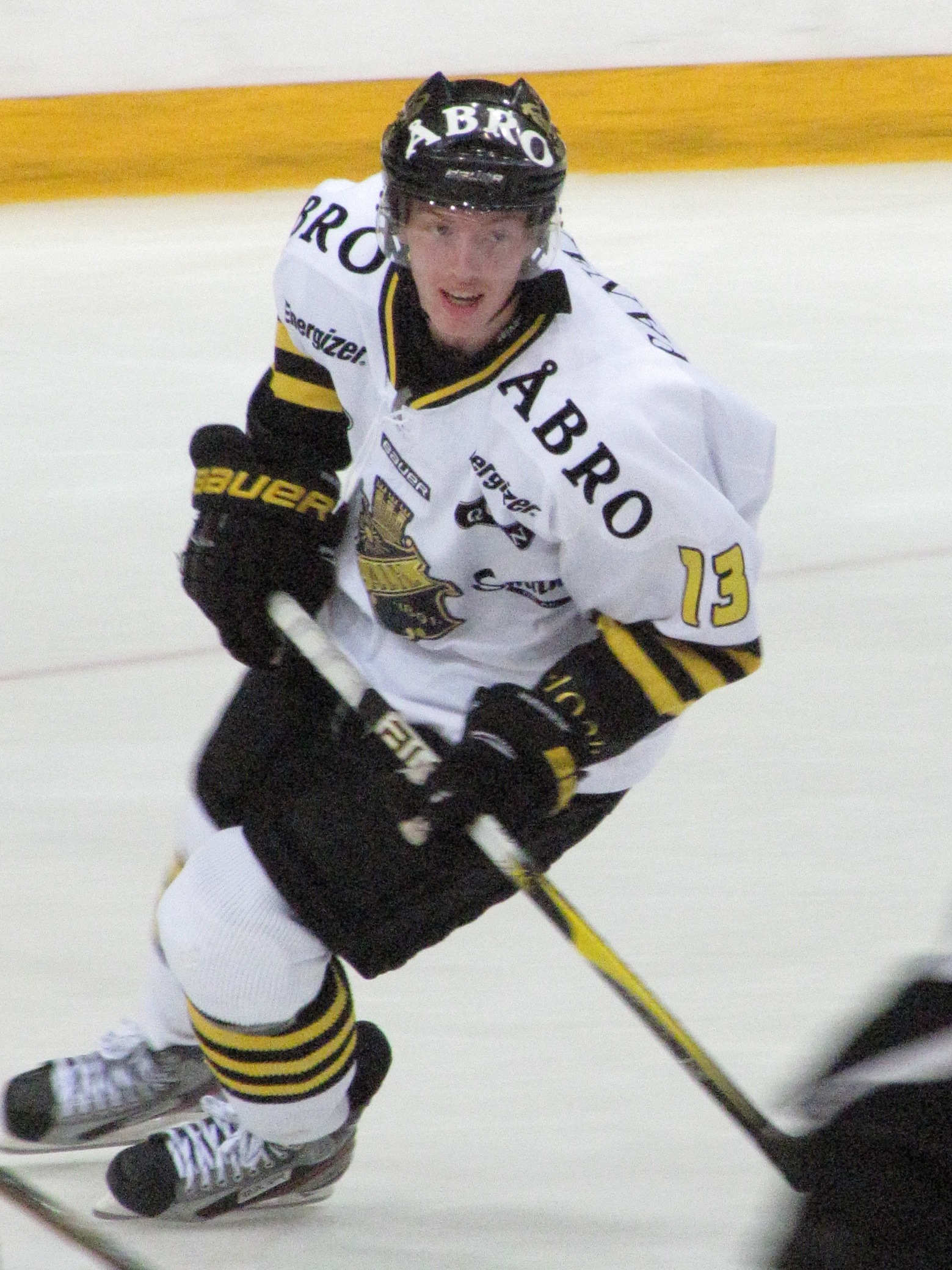 Boston Bruins' Joakim Nordstrom, of Sweden, skates against the St