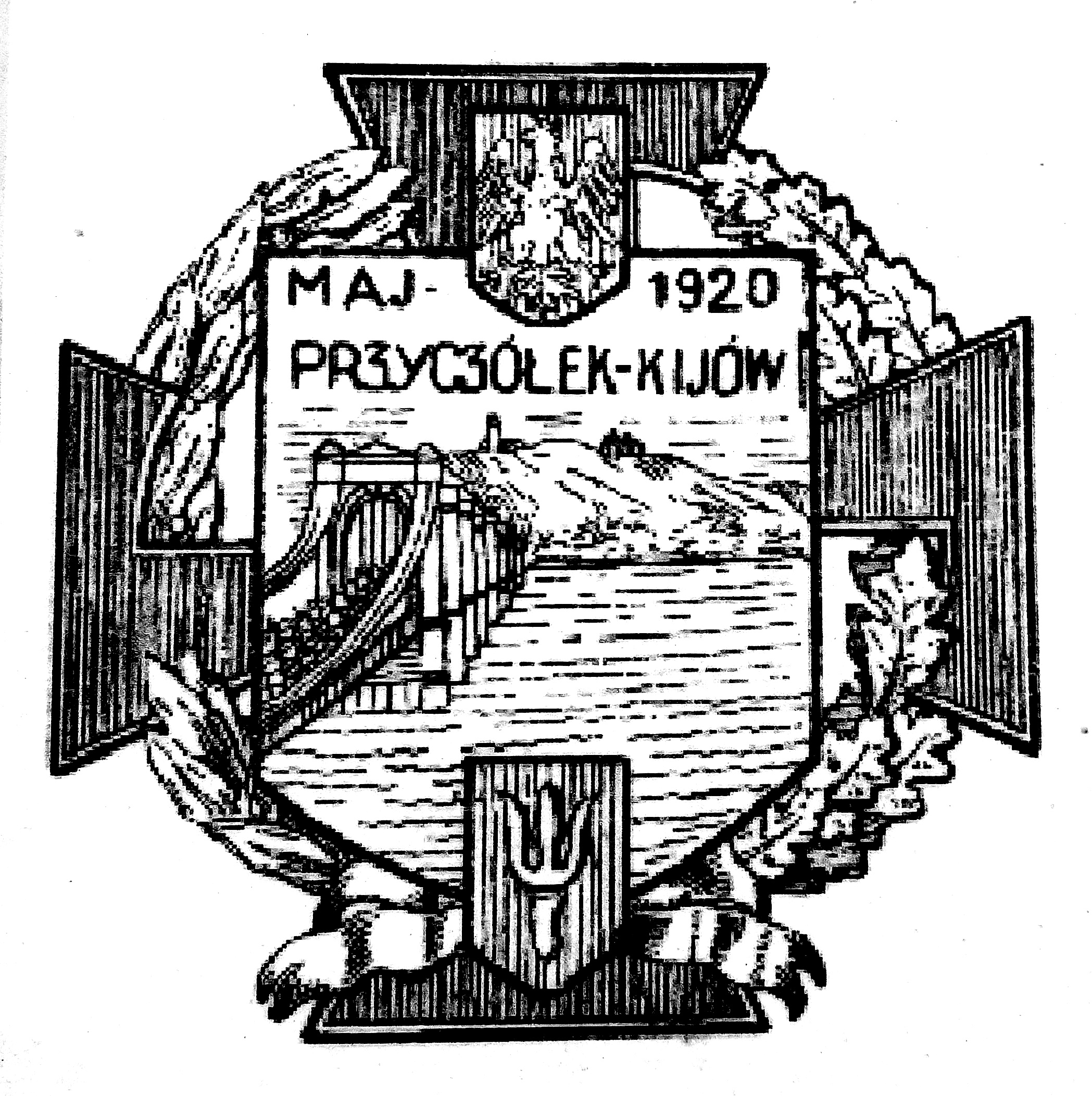 File Odznaka Przyczolek Kijow W B Jpg Wikimedia Commons