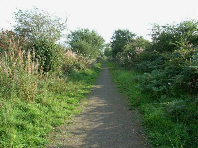 File:Railway path, Sandysike - geograph.org.uk - 248367.jpg