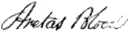 Signature of Aretas Blood (1816–1897).png