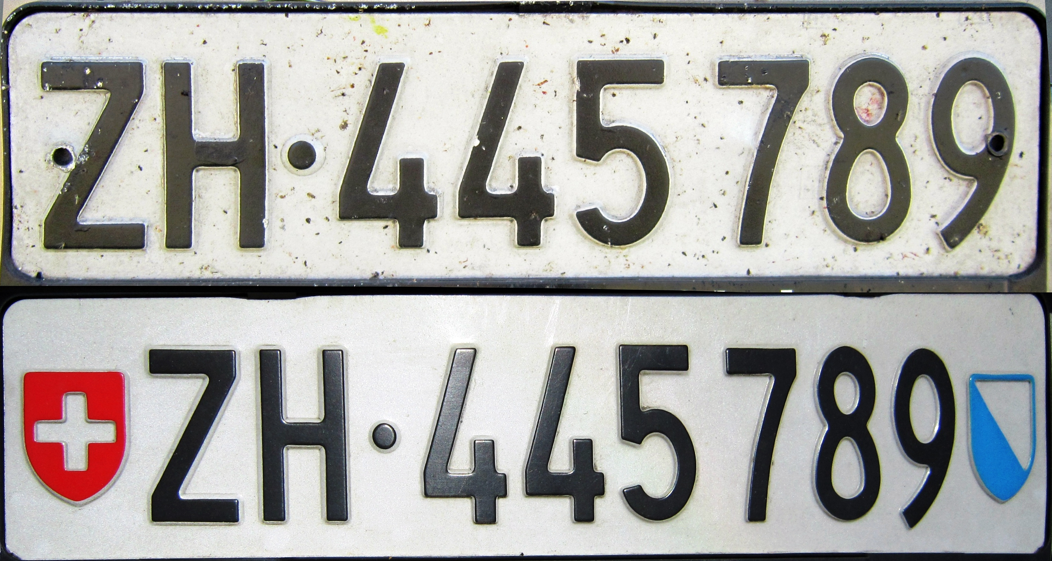 Archivo:Switzerland Zürich front and rear license plate.jpg - Wikipedia, la  enciclopedia libre