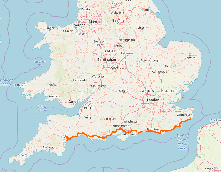 National sales cycle trail