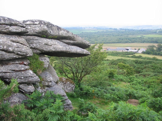 Wind sculpted rocks at Helman Tor - geograph.org.uk - 197125