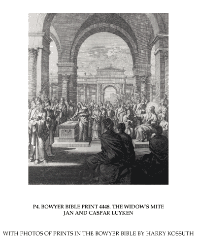 File:49 Mark’s Gospel P. into Jerusalem image 4 of 4. the widow’s mite. Jan and Caspar Luyken.png