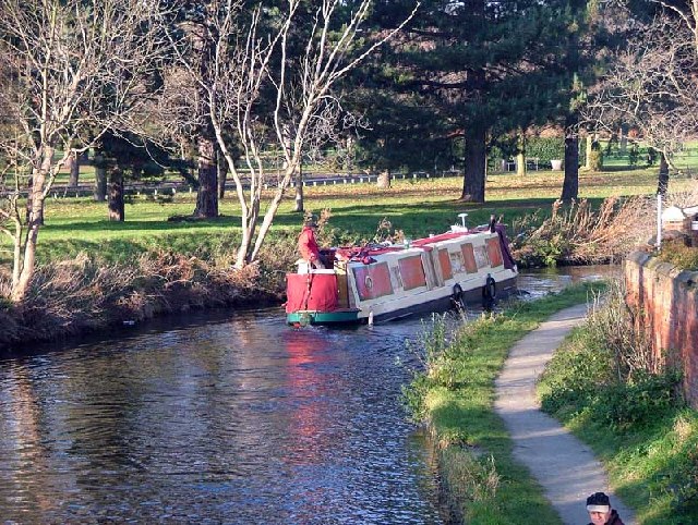 Canal boat on the Chesterfield Canal - geograph.org.uk - 89550